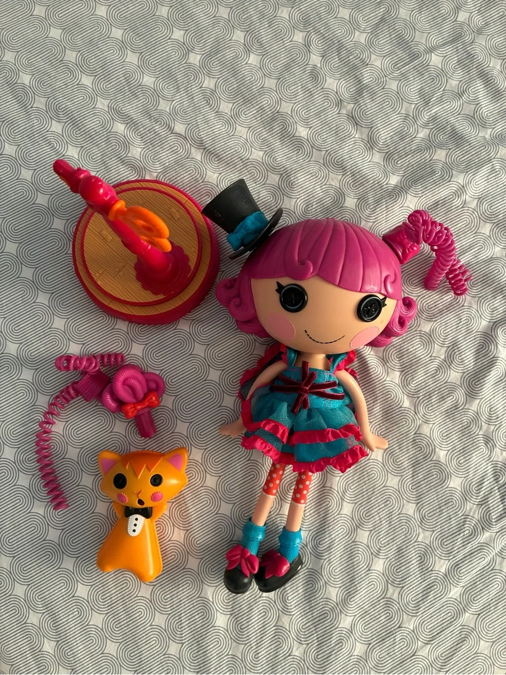 Lalaloopsy-Inspired Pink & Teal Fashion Doll